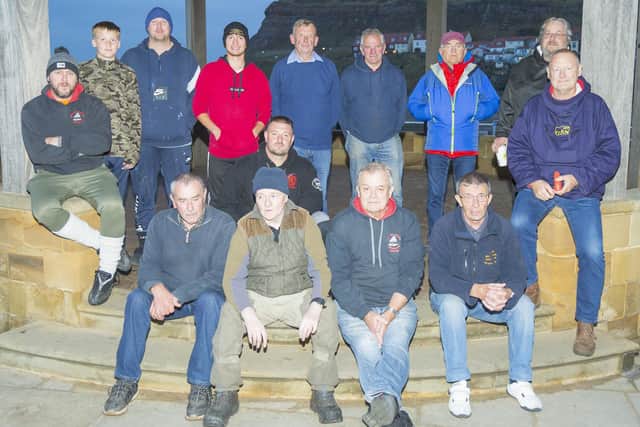 The Whitby Sea Anglers Association League members.