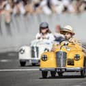 Charlton Jowsey, 6, will compete at the Goodwood Revival in his 1961 Austin pedal car!
