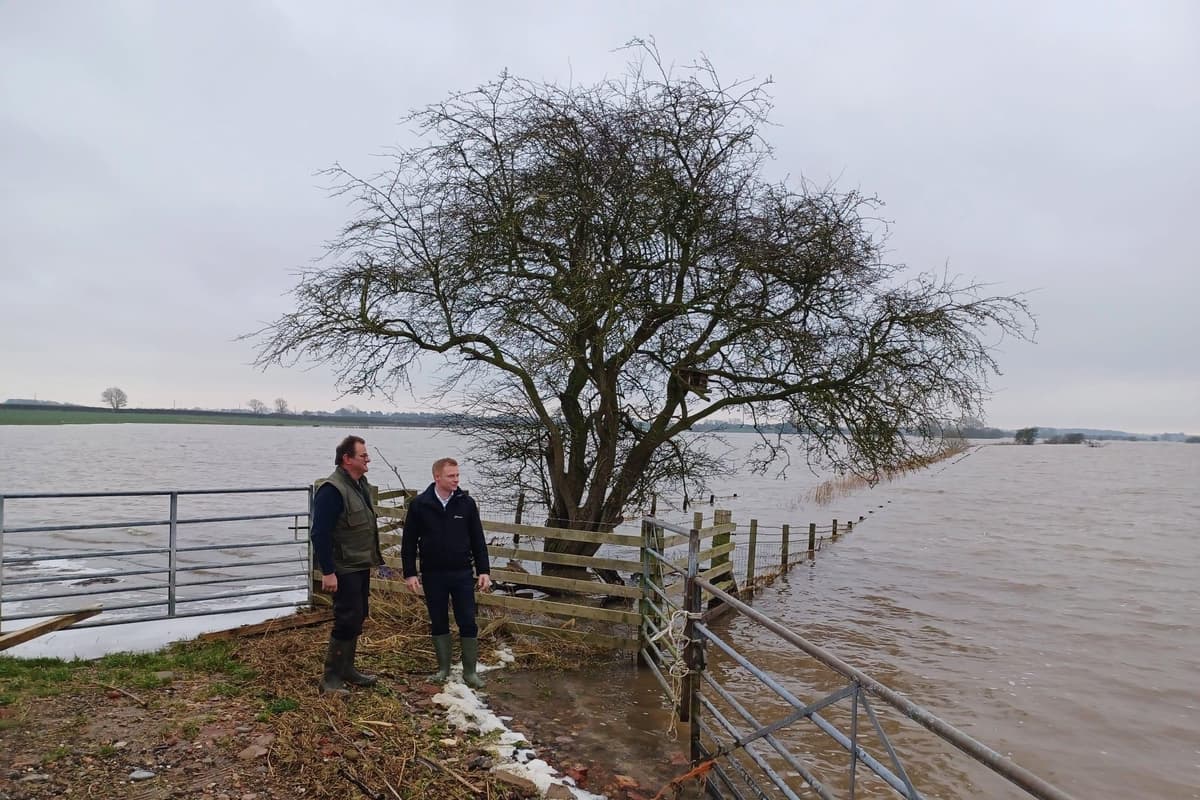 High-profile politician visits East Yorkshire to investigate flooding issues 