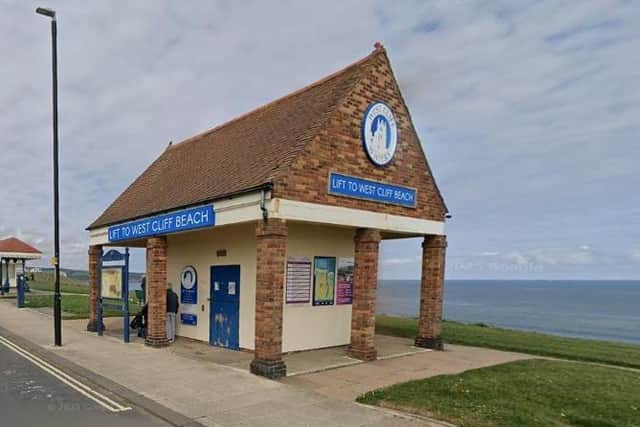 Whitby Cliff Lift.  photo: Google Maps