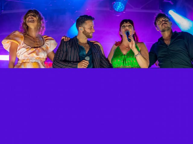 The performers treated the audience to three encores after they didn't want to go home.