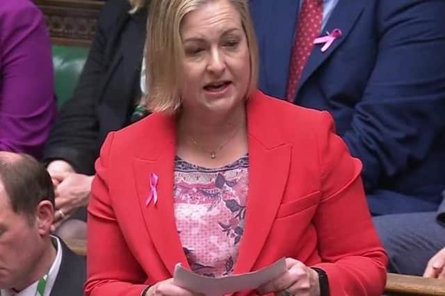 Alison Hume MP speaking in the House of Commons