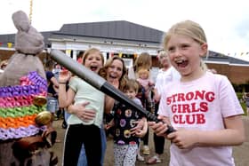 Jessica having fun at Whitby's Pannett Park Queen's Jubilee day in 2022.
picture: Richard Ponter