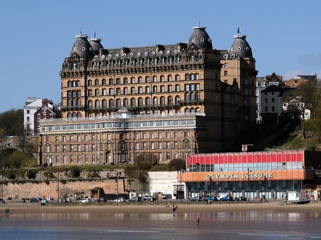 Built in 1863, the Grand Hotel on St Nicholas cliff is one of the town's most stunning Victorian buildings.