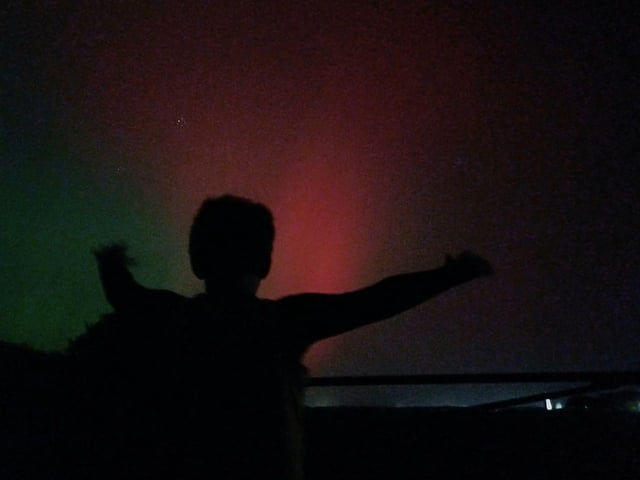 Atmospheric silhouette submitted by a Bridlington reader.