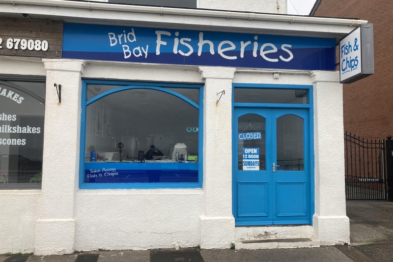 Brid Bay Fisheries is located on North Marine Drive. One Google review said: Excellent haddock, very fresh and beautifully fried. The two lads behind the counter couldn’t have been more helpful. We will definitely buy from here again."