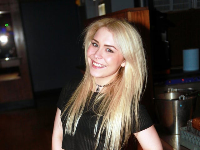 Georgia on a mega night out.