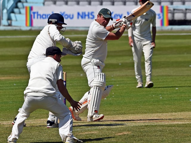 Hornsea's batter Mark Battye played well for his 39