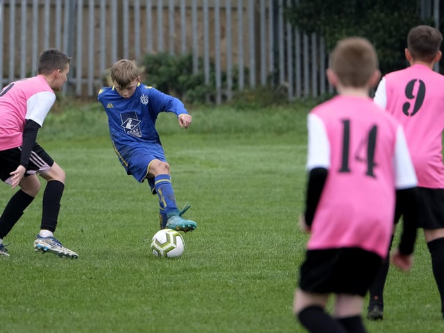 The visitors get the ball under control at Ayton
