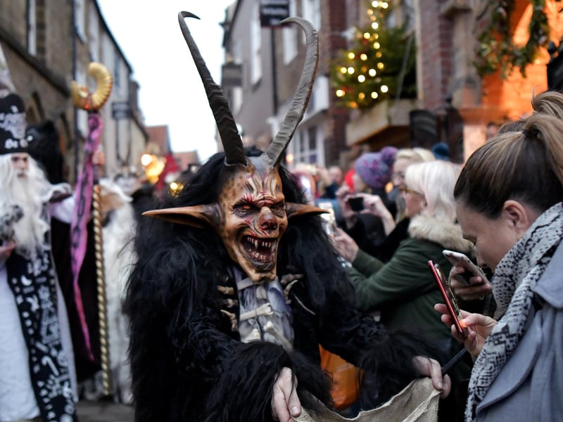 Creatures meet onlookers in Whitby.
picture: Richard Ponter