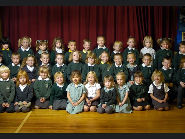 2008. Airy Hill primary school reception class pictured (no order) Beth Digby, Beau Taylor, Ebony Allison, Rosa-Lee Swales, Harriet Brown, Rebecca Morgan, Romy Price, Chloe Dale, Amy Ward, Bethany Mortimer, Kieran Harcourt, Ayrton Gibbon, Charlie Digby, Deacon Gurney, Luke Newton, Joshua Howard, Jack Arnold, Lilly Welsh, Scarlet Huckins, Ellie Morgan, Leah Brunton, Ameillia Walker, Frances McCourt, Roma Collum, Holly Gibbon, Brook Naylor, Slater Jay, Wilfred Witney, Louis Noble, Joshua Davies, Jacob Page, Alexander Roper and Janis Tions