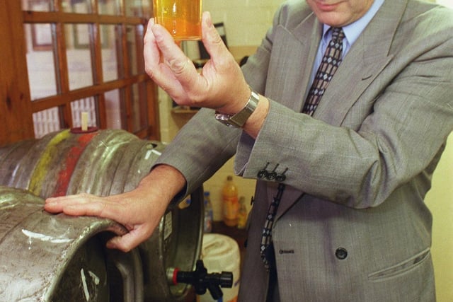 Dennis Priestley takes a look at the last pint brewed at Ward's Brewery