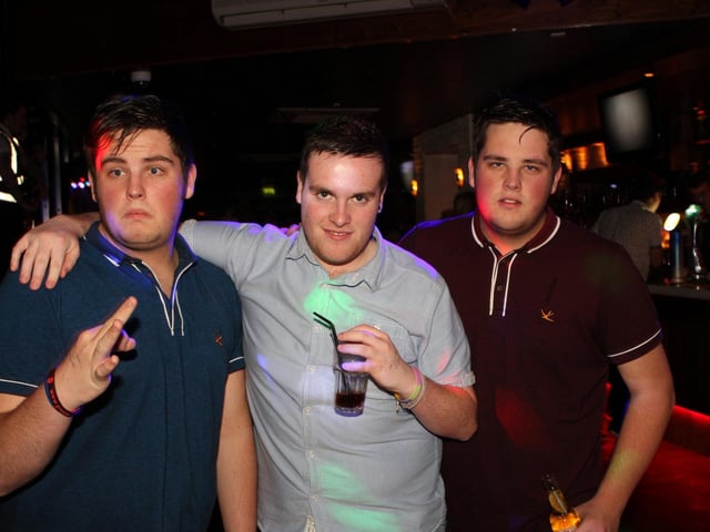 Tom, Wayne and Keith in Blue Lounge.