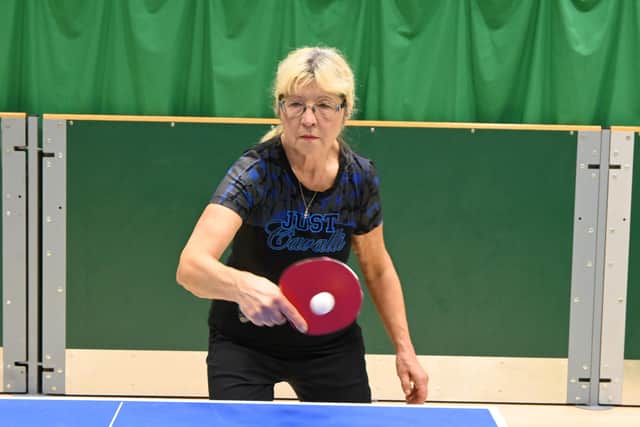 Luda Cronin won the Wednesday night round-robin tournament. Photo by Tony Wigley
