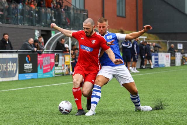 A superb goal by Frank Mulhern put Athletic 2-1 ahead against Tonbridge.