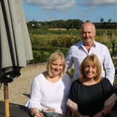 Mandy and Karl Avison with General Manager, Alison Riley