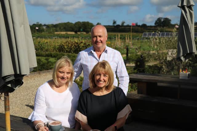 Mandy and Karl Avison with General Manager, Alison Riley
