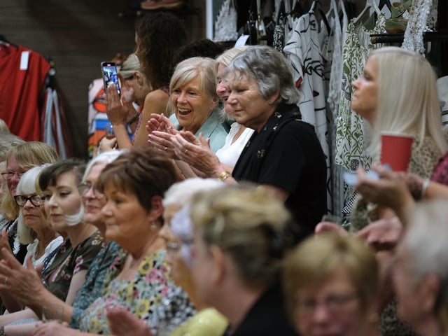 An appreciative audience applauded those taking part
