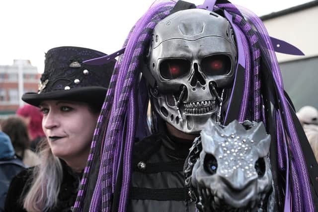 Whitby Goths Weekend pulled in the crowds once again. picture: Richard Ponter