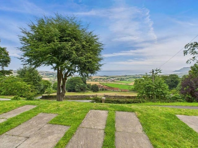 Gardens looking over a stunning vista that stretches for miles.