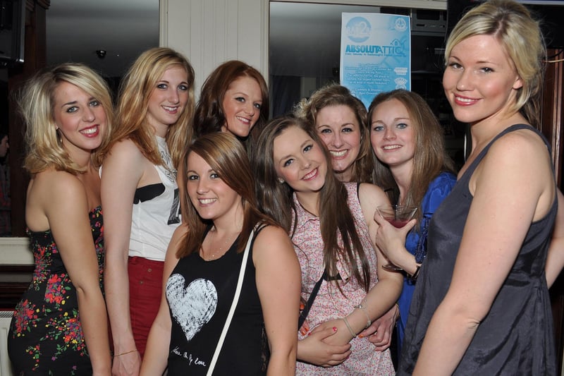 Tess, Phoebe, Charlotte, Katy, Becca, Louise, Claire and Jenny