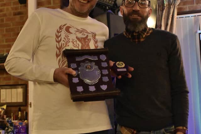 Phill Taylor won the Long Service Award and the Stuart Spooner Anniversary 3 Award