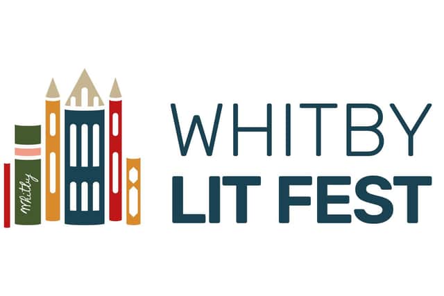 Whitby Lit Fest logo.