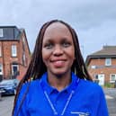 Claire Nanyonga now works as one of the programme's cancer care coordinators