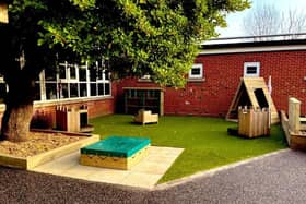East Whitby Academy outdoor learning centre.