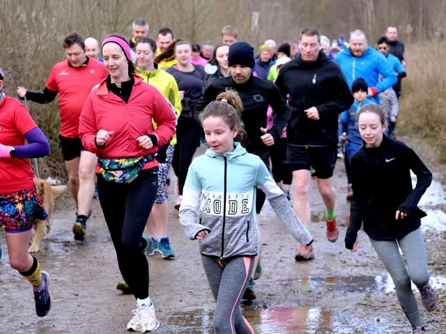 The younger generation tackle the North Yorkshire Water Park Parkrun a year after its first race