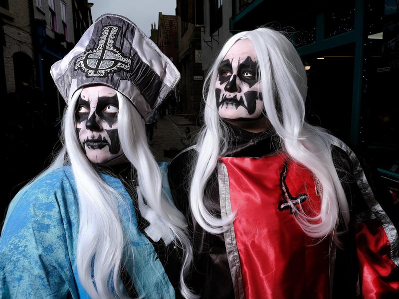 Wonderful costumes and make-up on Church Street.