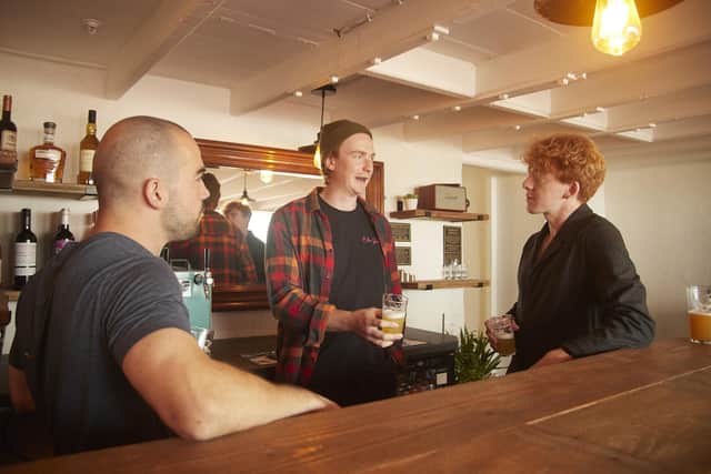 From left: Jack Cooper, Gabriel Hill and Cameron Hill.
Photo: George Hutton.