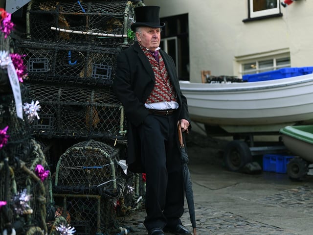 Muir Mennell enjoying the festivities. Picture: Jonathan Gawthorpe