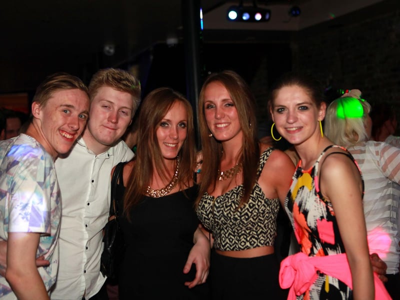 Rhys, Lewis, Danielle, Adele and Madelyn in Blue Lounge