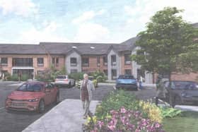 Artist's impression of the Ayton Care Home.