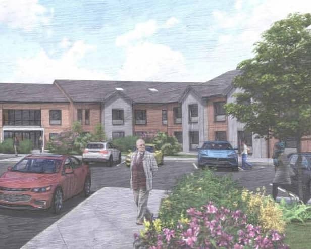 Artist's impression of the Ayton Care Home.