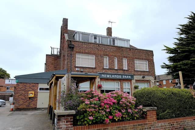 Newlands Park pub where the defibrillator is installed