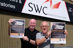 SWC Trade Frames is looking forward to huge fundraising efforts for Saint Catherine’s Hospice later this year.