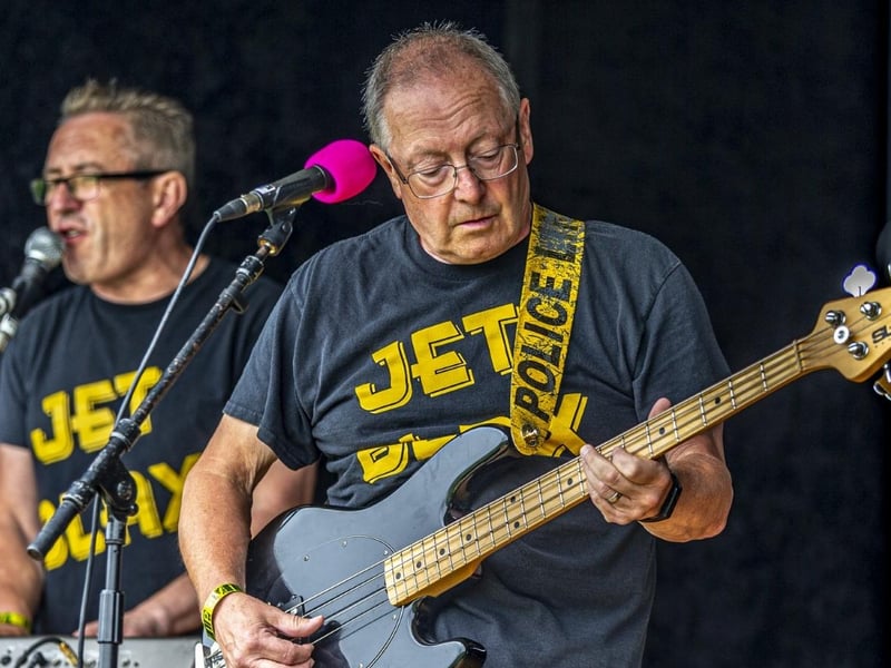 Jet Blax entertain revellers at gala day. photo: Brian Murfield