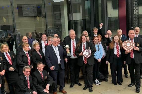 Members of the East Riding of Yorkshire Band.