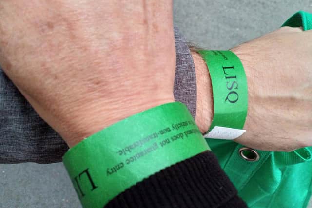 Wristbands for the Lying-in-State Queue