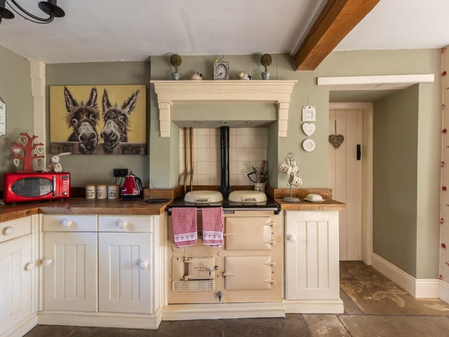 A section of the appealing kitchen within the property.