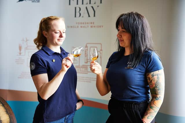 Brand ambassadors Libby Barmby and Amy Teasdale will be conducting distillery tours throughout the day