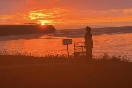 A stunning sunset!