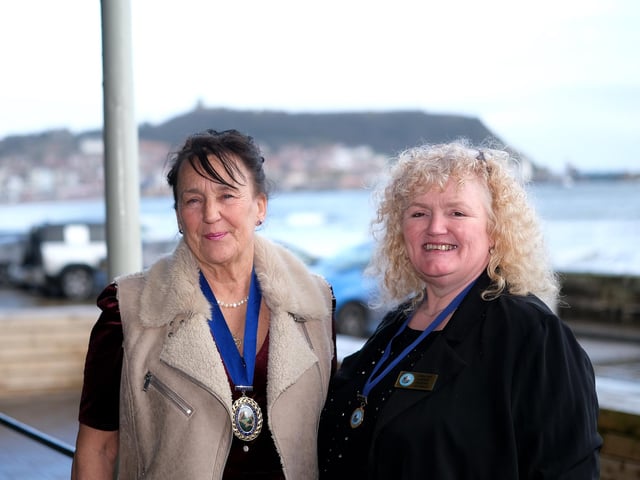 Chair of Scarborough Hospitality Association Shirley Smith and Vice President Lynn Jackson.