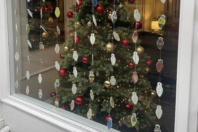Scarborough primary school children have been busy painting baubles as part of the town’s first Live Advent Calendar.