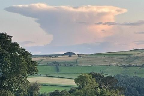 Thunder cloud at High Sneaton Moor, by Kate Oswald.