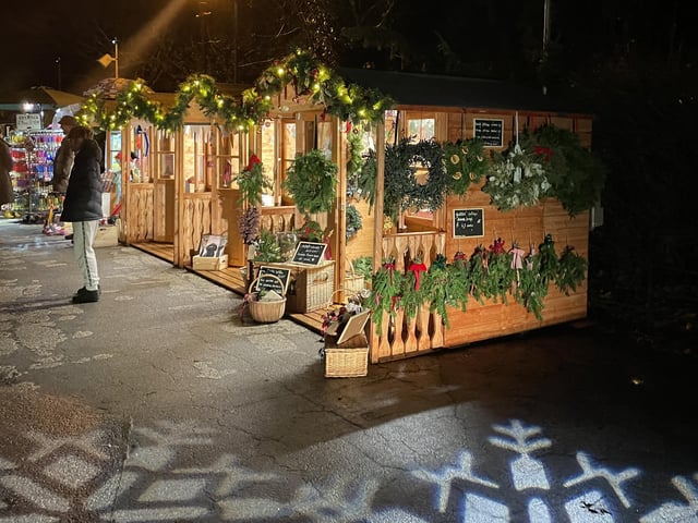 The festive themed stalls found in the Courtyard offered a number of Christmas goodies.