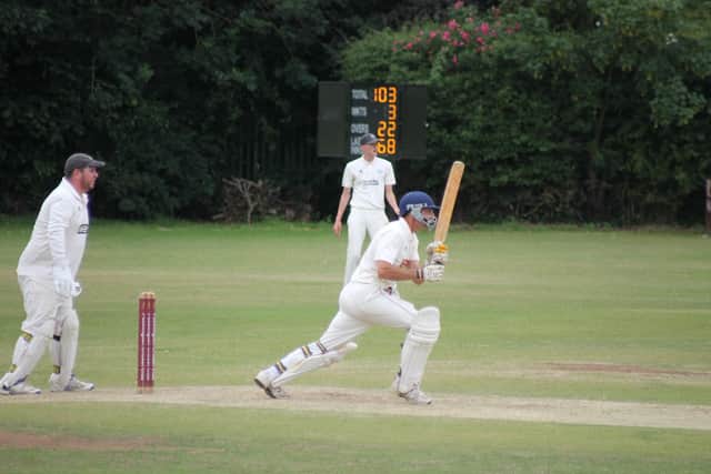 Batsman Neal Jackson hits crucial 63 as Pocklington CC see off Dunnington. Photo by Phil Gilbank