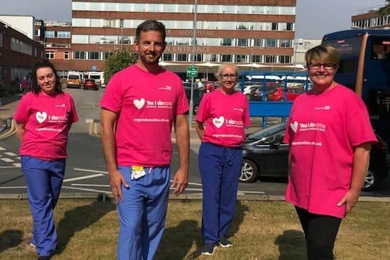 The organ donation team